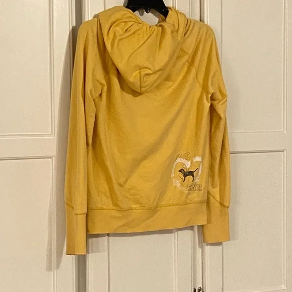 🩷🛍️New PINK Vintage Yellow Pullover Hoodie💛 - Picture 8 of 11